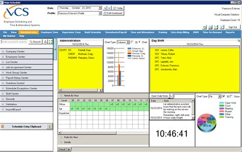 poss police officer scheduling system